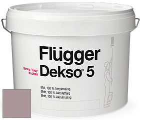 Краска Flugger Dekso 5 матовая краска цвет 4406 