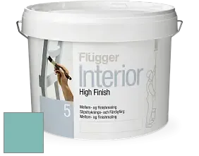 Краска Flugger Interior High Finish 5 матовая акриловая краска-грунт цвет NCS S 2030-B60G 