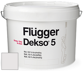 Краска Flugger Dekso 5 матовая краска цвет 5412 