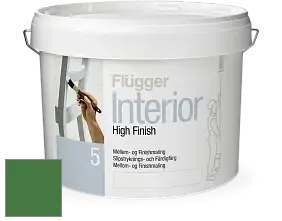 Краска Flugger Interior High Finish 5 матовая акриловая краска-грунт цвет NCS S 3560-G20Y 
