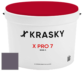 Краска X Pro 7 X Krasky матовая краска для стен и потолков цвет 5448 