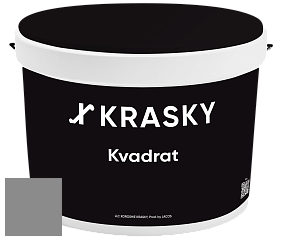 Краска X2B Kvadrat X Krasky матовая краска для потолков глубокого чёрного цвета цвет NCS S 5000-N 