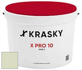 Краска X Pro 10 X Krasky матовая краска для стен и потолков цвет NCS S 1010-G50Y 