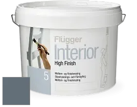 Краска Flugger Interior High Finish 5 матовая акриловая краска-грунт цвет NCS S 6010-R90B 