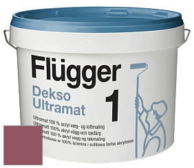 Краска Flugger Dekso 1 ультраматовая краска цвет NCS S 4040-R10B 