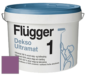 Краска Flugger Dekso 1 ультраматовая краска цвет RAL 4001 