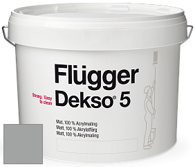 Краска Flugger Dekso 5 матовая краска цвет NO.88 