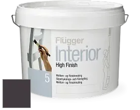 Краска Flugger Interior High Finish 5 матовая акриловая краска-грунт цвет NCS S 8505-R20B 