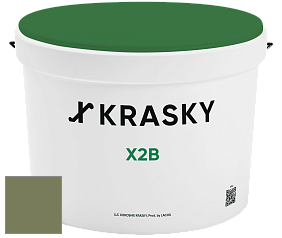 Краска X2B X Krasky глубокоматовая краска для потолков цвет RAL 6013 