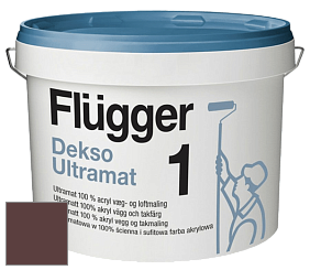 Краска Flugger Dekso 1 ультраматовая краска цвет NCS S 7020-R 