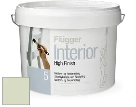 Краска Flugger Interior High Finish 5 матовая акриловая краска-грунт цвет NCS S 1010-G40Y 