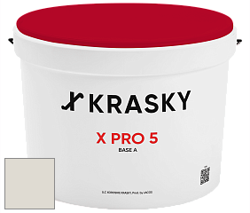 Краска X PRO 5 X Krasky матовая краска для стен и потолков цвет NCS S 1002-Y 