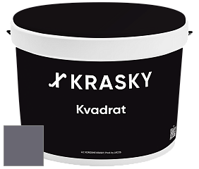 Краска X2B Kvadrat X Krasky матовая краска для потолков глубокого чёрного цвета цвет 5468 