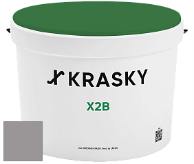 Краска X2B X Krasky глубокоматовая краска для потолков цвет RAL 7036 