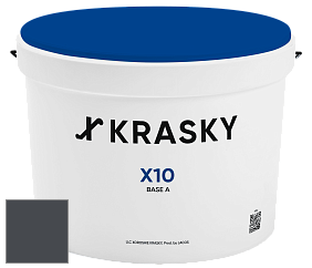 Краска X10 X Krasky шелковисто-матовая краска для стен и потолков цвет IN-734 