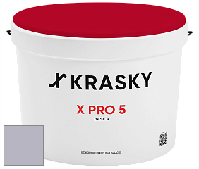 Краска X PRO 5 X Krasky матовая краска для стен и потолков цвет 4435 