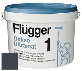 Краска Flugger Dekso 1 ультраматовая краска цвет NCS S 8010-R70B 