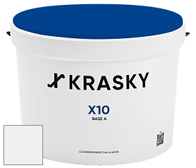 Краска X10 X Krasky шелковисто-матовая краска для стен и потолков цвет 5492 