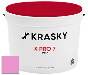 Краска X Pro 7 X Krasky матовая краска для стен и потолков цвет 1436 