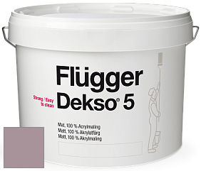 Краска Flugger Dekso 5 матовая краска цвет 4416 