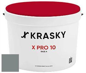 Краска X Pro 10 X Krasky матовая краска для стен и потолков цвет NCS S 5005-B50G 