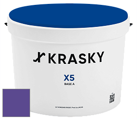 Краска X5 X Krasky матовая краска для стен и потолков цвет 1447 