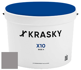 Краска X10 X Krasky шелковисто-матовая краска для стен и потолков цвет NCS S 4502-R 