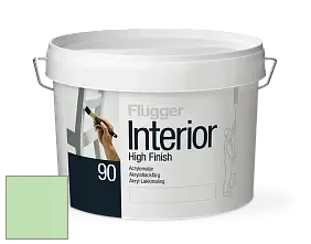 Краска Flugger Interior High Finish 90 акриловая глянцевая эмаль цвет NCS S 0530-G20Y 