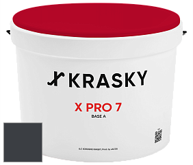 Краска X Pro 7 X Krasky матовая краска для стен и потолков цвет NCS S 8505-R80B 