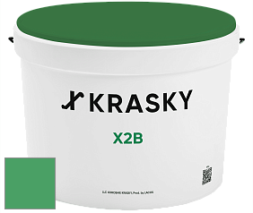 Краска X2B X Krasky глубокоматовая краска для потолков цвет NCS S 2060-G10Y 