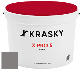 Краска X PRO 5 X Krasky матовая краска для стен и потолков цвет NCS S 5502-R 