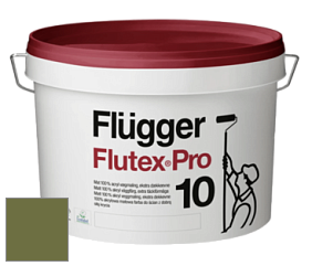 Краска Flugger Flutex Pro 10 матовая моющаяся краска цвет NCS S 5040-G50Y 