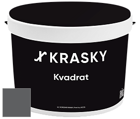 Краска X2B Kvadrat X Krasky матовая краска для потолков глубокого чёрного цвета цвет 5518 