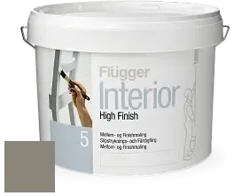 Краска Flugger Interior High Finish 5 матовая акриловая краска-грунт цвет NCS S 5005-Y 