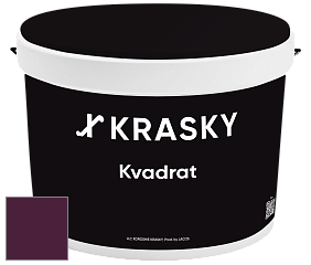 Краска X2B Kvadrat X Krasky матовая краска для потолков глубокого чёрного цвета цвет RAL 4007 