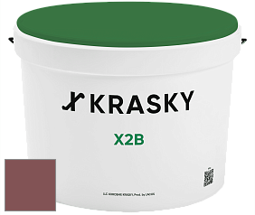 Краска X2B X Krasky глубокоматовая краска для потолков цвет NCS S 5030-R 