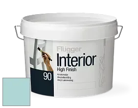 Краска Flugger Interior High Finish 90 акриловая глянцевая эмаль цвет NCS S 1020-B40G 