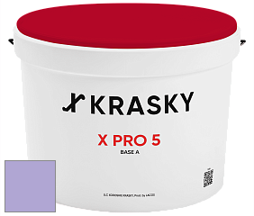 Краска X PRO 5 X Krasky матовая краска для стен и потолков цвет 2445 