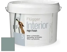 Краска Flugger Interior High Finish 5 матовая акриловая краска-грунт цвет NCS S 4010-B70G 