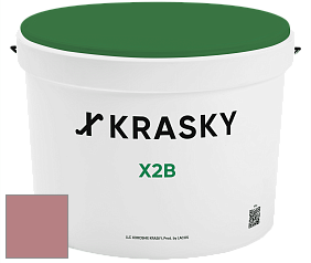 Краска X2B X Krasky глубокоматовая краска для потолков цвет NCS S 3030-R 