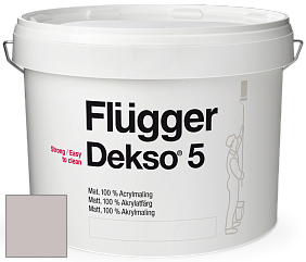 Краска Flugger Dekso 5 матовая краска цвет 4393 