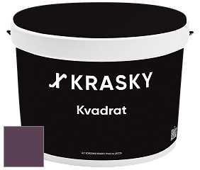 Краска X2B Kvadrat X Krasky матовая краска для потолков глубокого чёрного цвета цвет NCS S 6030-R40B 