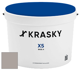 Краска X5 X Krasky матовая краска для стен и потолков цвет 5396 