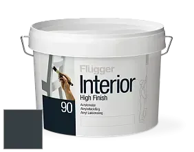 Краска Flugger Interior High Finish 90 акриловая глянцевая эмаль цвет RAL 7016 