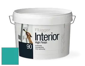 Краска Flugger Interior High Finish 90 акриловая глянцевая эмаль цвет NCS S 2050-B50G 