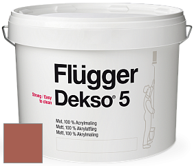 Краска Flugger Dekso 5 матовая краска цвет NO.81 