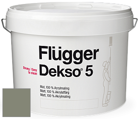 Краска Flugger Dekso 5 матовая краска цвет NCS S 5010-G50Y 