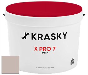 Краска X Pro 7 X Krasky матовая краска для стен и потолков цвет NO.84 