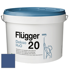 Краска Flugger Dekso H2O 20 полуматовая краска цвет 2467 