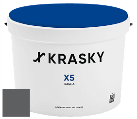 Краска X5 X Krasky матовая краска для стен и потолков цвет 5518 